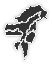 Arunachal Pradesh, Assam, Manipur, Meghalaya, Mizoram, Nagaland, Sikkim, and Tripura map